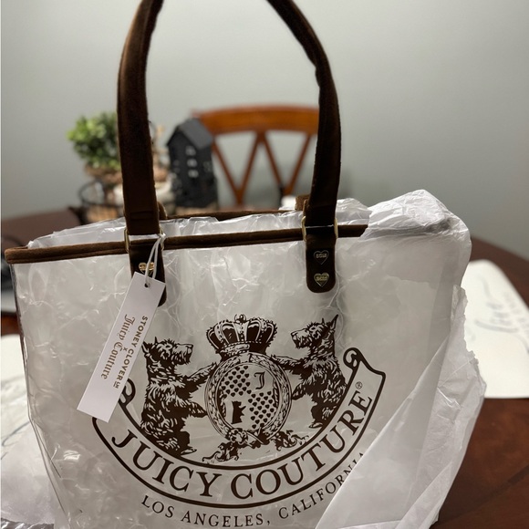 Stoney Clover Juicy Couture Clear Brown Tote - Picture 6 of 6